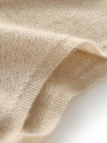 Brookmonts Women’s Merino Wool Turtleneck Vest – Sleeveless Knit Sweater
