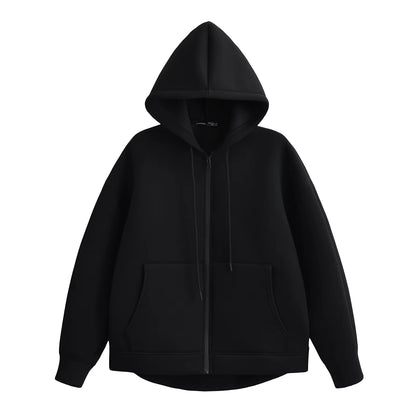 Brookmonts Women’s Oversized Hoodie Jacket – Zip-Up Casual Coat