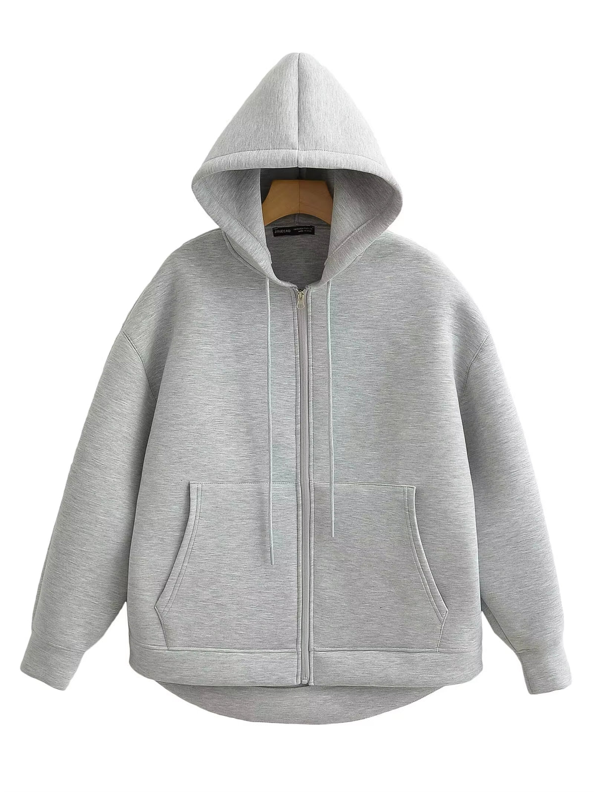Brookmonts Women’s Oversized Hoodie Jacket – Zip-Up Casual Coat