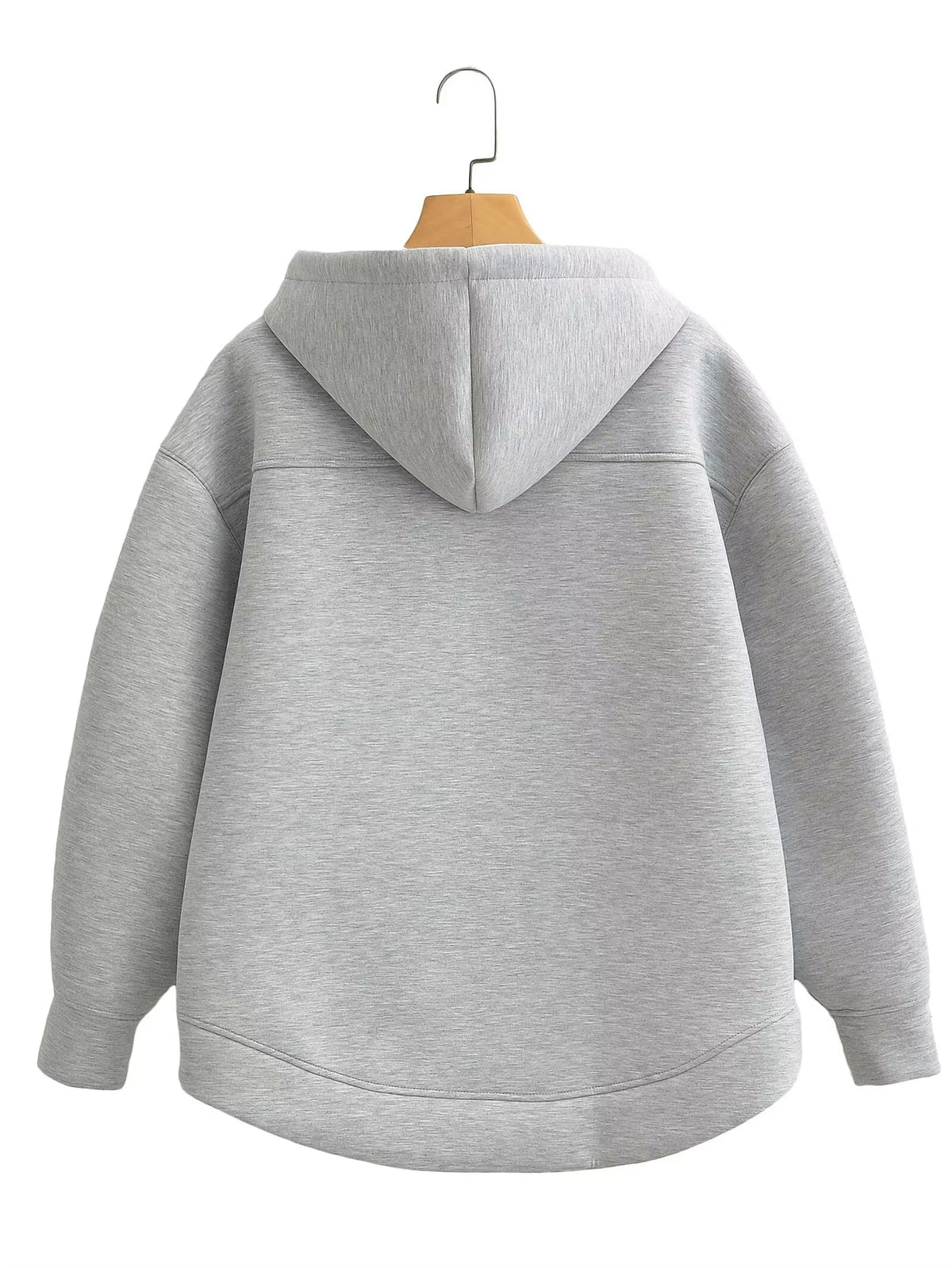 Brookmonts Women’s Oversized Hoodie Jacket – Zip-Up Casual Coat