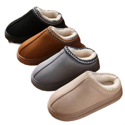 Brookmonts Women’s Plush Platform Slippers – Warm Faux Fur Winter Shoes