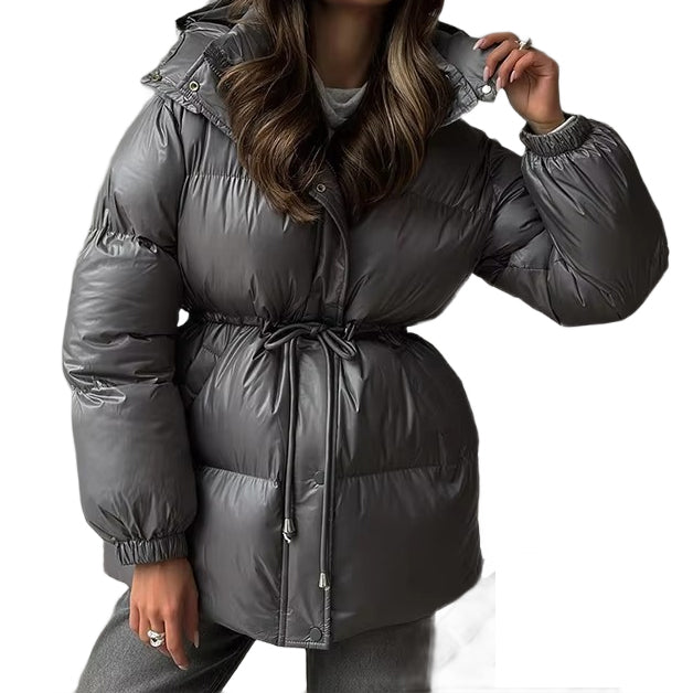 Brookmonts Women’s Quilted Puffer Jacket – Cotton-Padded Zip-Up Coat
