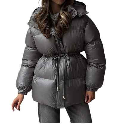 Brookmonts Women’s Quilted Puffer Jacket – Cotton-Padded Zip-Up Coat