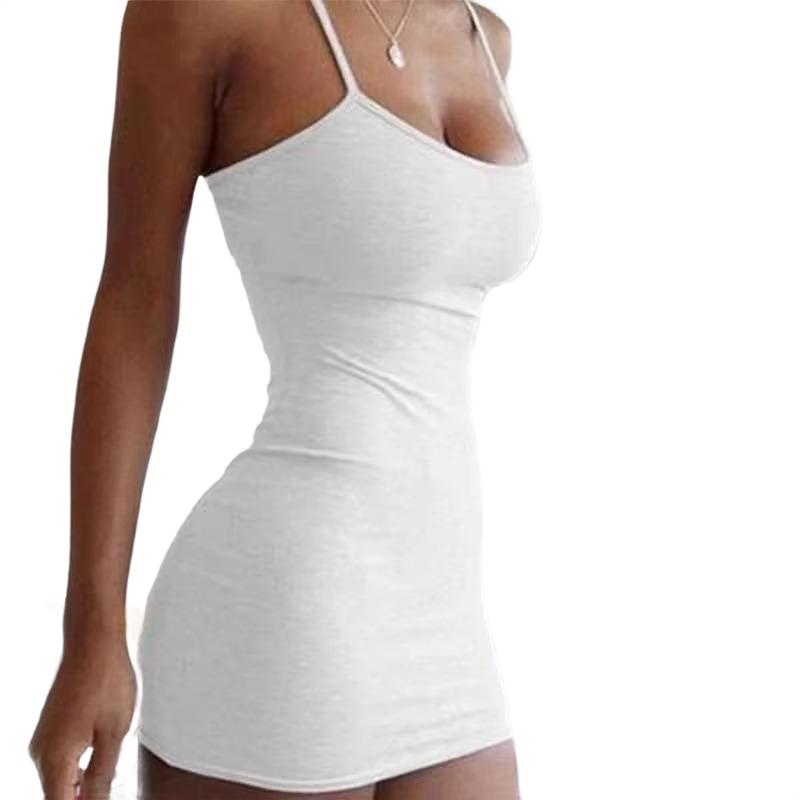 Brookmonts Women’s Spaghetti Strap Mini Dress – Slim Fit Bodycon