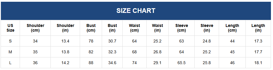 Brookmonts Women’s Long Sleeve Crop Top – Slim Fit Crew Neck T-Shirt Size Chart