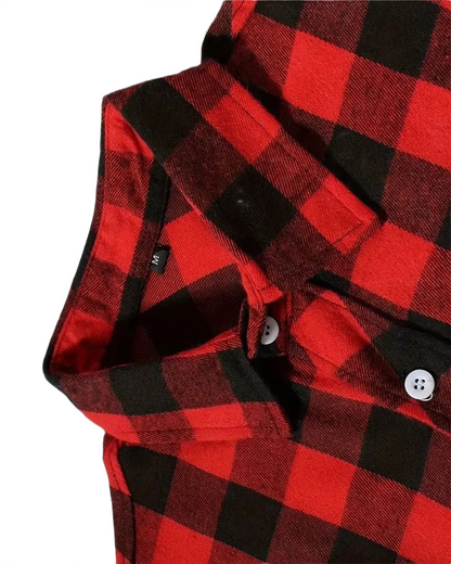 Brookmonts Men’s Flannel Shirt – Brushed Plaid Long Sleeve Relaxed Fit