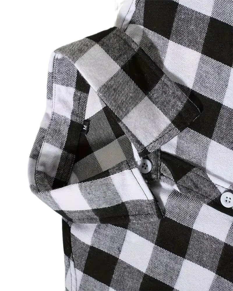 Brookmonts Men’s Flannel Shirt – Brushed Plaid Long Sleeve Relaxed Fit
