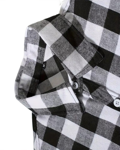 Brookmonts Men’s Flannel Shirt – Brushed Plaid Long Sleeve Relaxed Fit