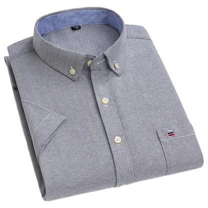 Brookmonts Men’s Flannel Shirt – Brushed Plaid Long Sleeve Relaxed Fit