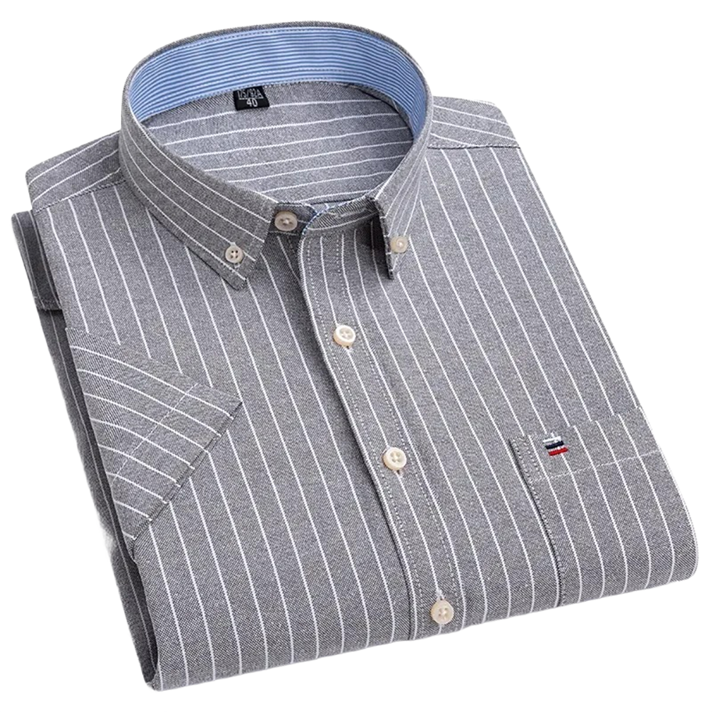 Brookmonts Men’s Flannel Shirt – Brushed Plaid Long Sleeve Relaxed Fit