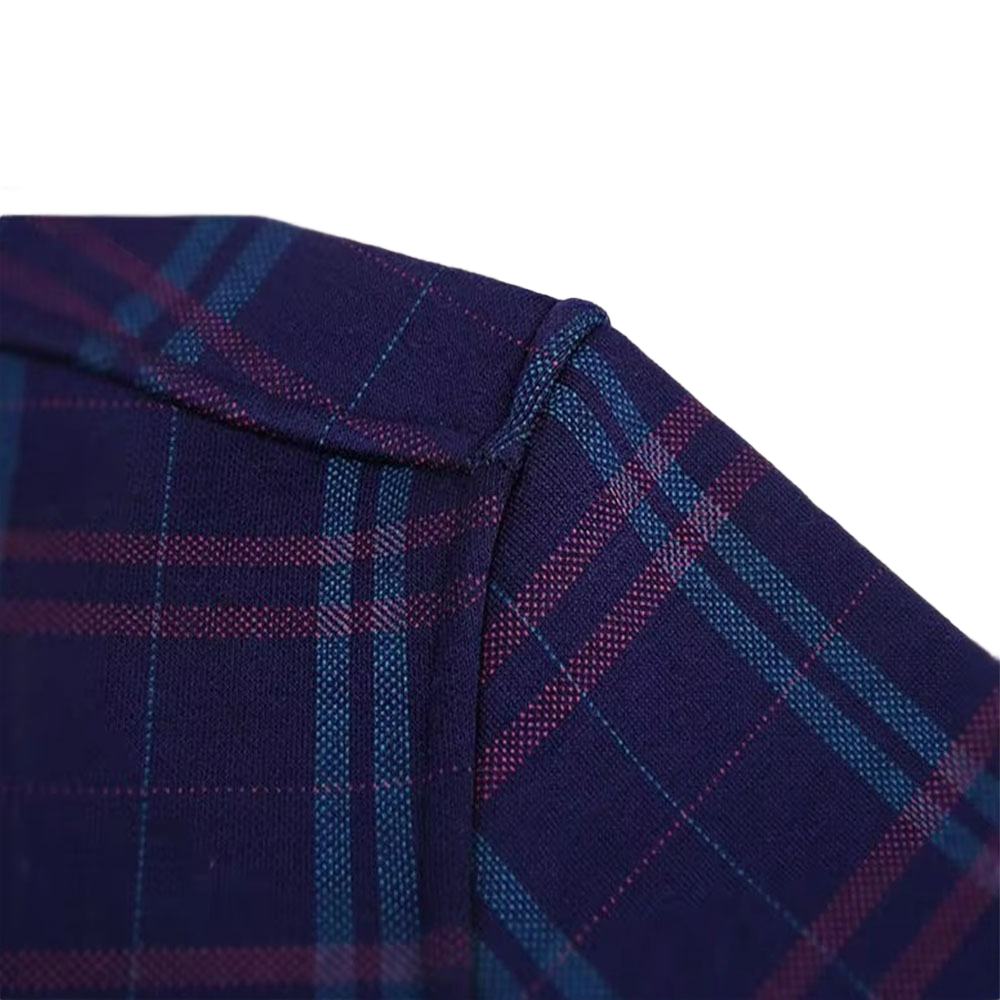 Brookmonts Men’s Flannel Shirt – Warm Fur Lined Long Sleeve Plaid