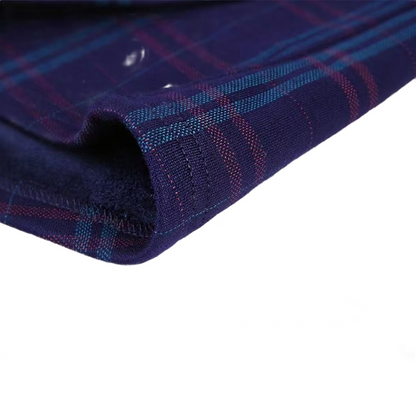 Brookmonts Men’s Flannel Shirt – Warm Fur Lined Long Sleeve Plaid