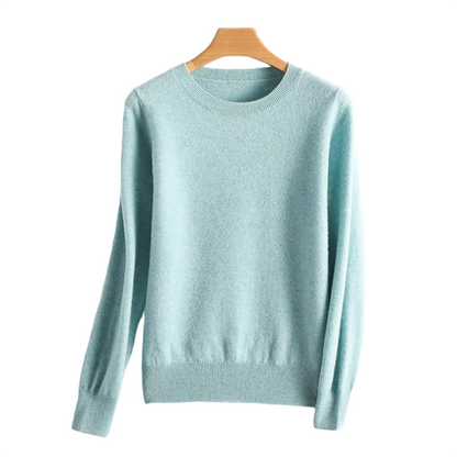 Brookmonts Women’s Sweater – Round Neck Long Sleeve Knit Pullover
