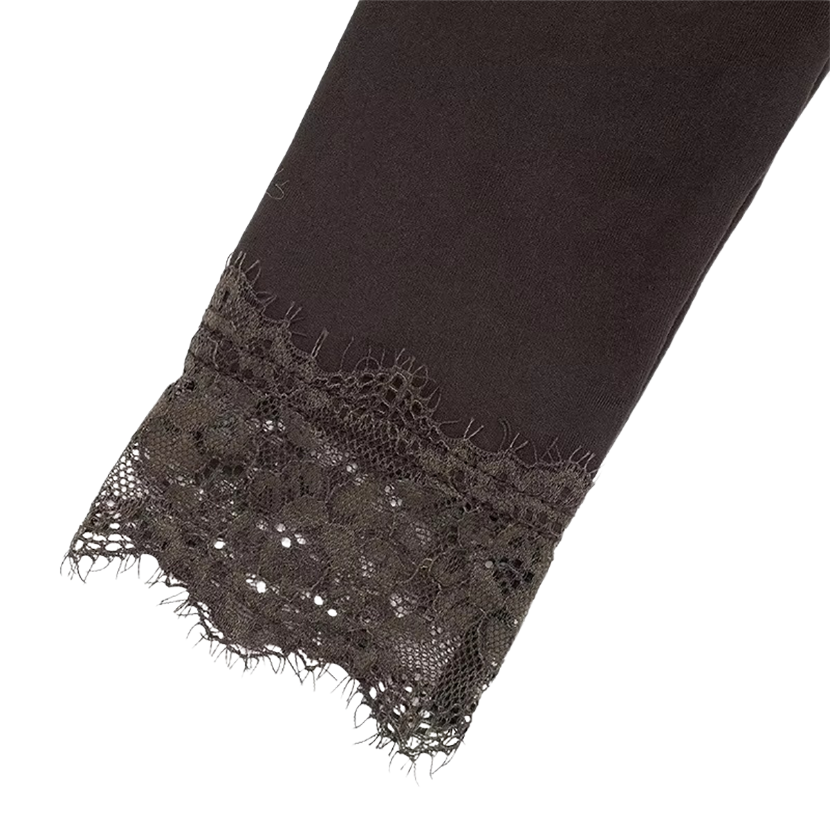Brookmonts Women’s V-Neck Lace Top – Slim Fit Long Sleeve Pullover