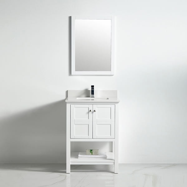 BNK Austin - 24" Vanity with Two door, one drawer & soft close. White