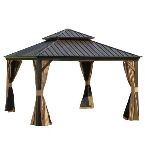 12 Ft. W x 12 Ft. D Aluminum Patio Gazebo