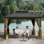 12 Ft. W x 12 Ft. D Aluminum Patio Gazebo