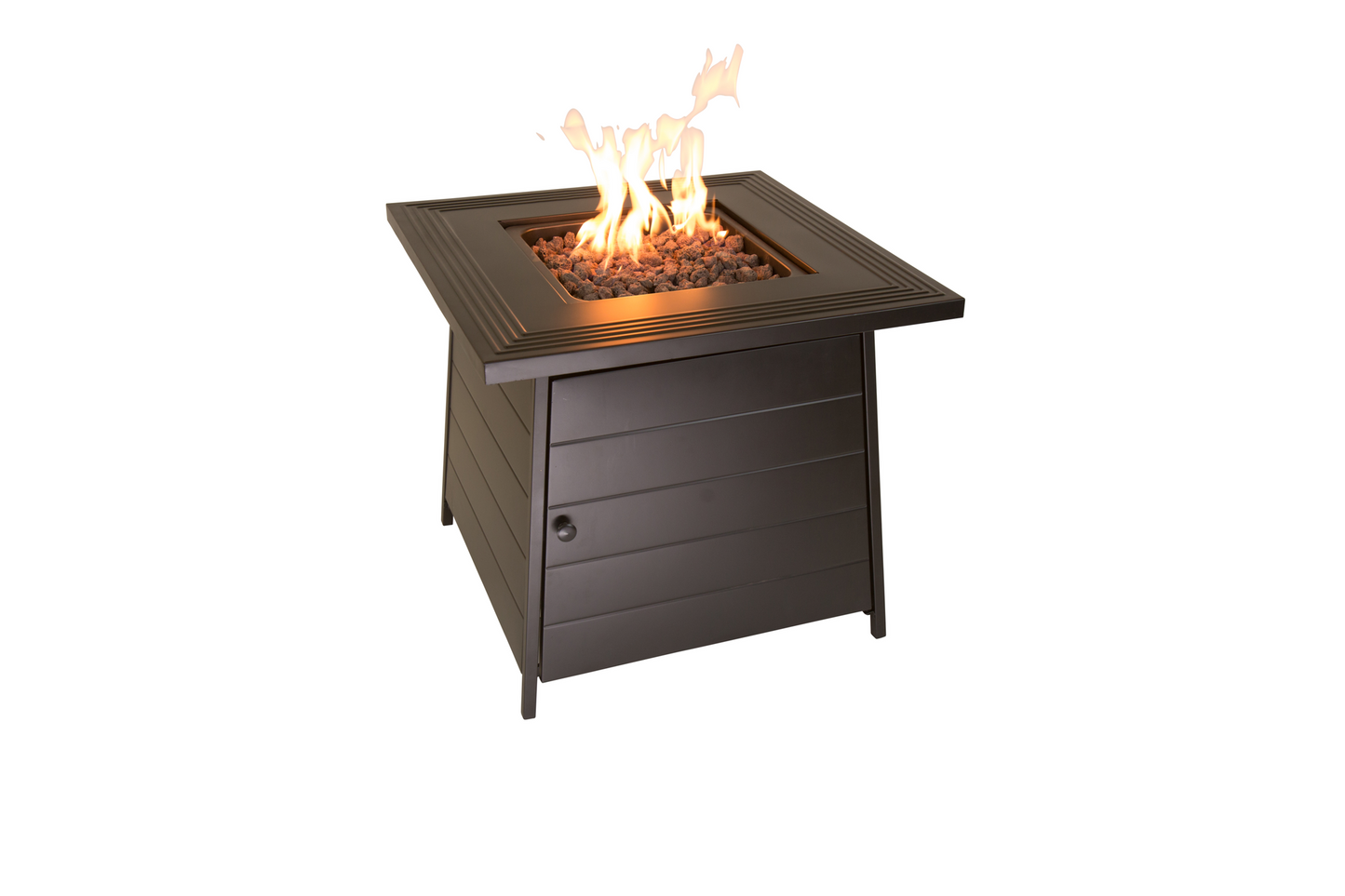 MR. BAR-B-Q The Anderson, LP Gas Fire Pit 28" Steel Mantel