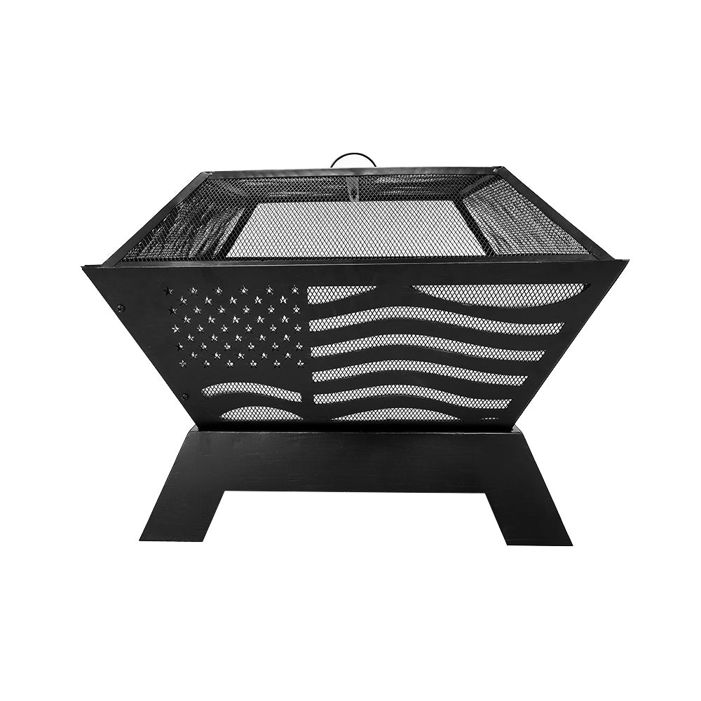 MR. BAR-B-Q The Patriot Wood Burning Fire Pit