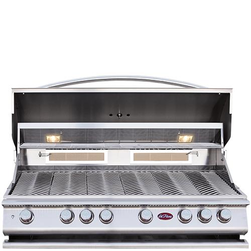 Cal Flame - BBQ Built In Grills P 6 BURNER with Lights, Rotisserie & Back Burner