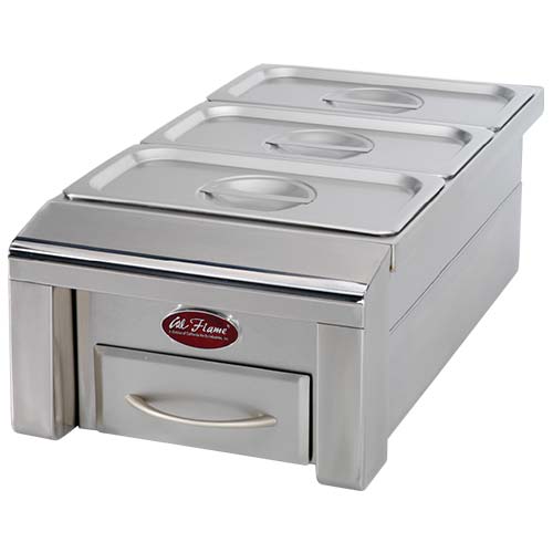 Cal Flame - 12" Drop In Food Warmer