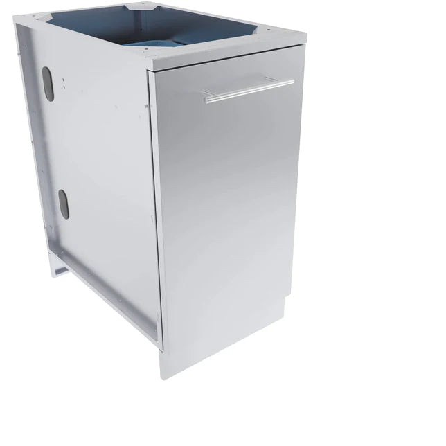 SUNSTONE  18" Trash Drawer Cabinet with Two Top Loading Bins