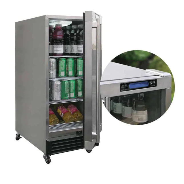 Cal Flame - Outdoor Stainless Steel Beverage Cooler