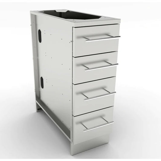 SUNSTONE 12" 4 Multi Drawer Base Cabinet