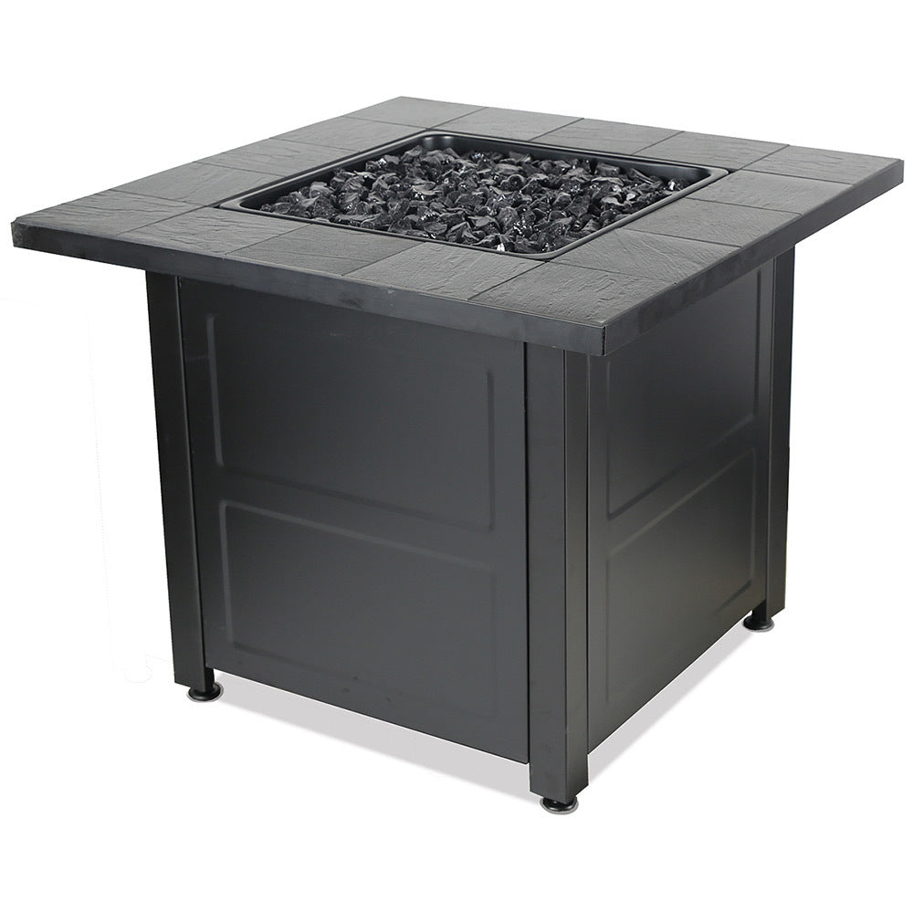 MR. BAR-B-Q LP Gas Outdoor Fire Table W/ Stamped Tile Design