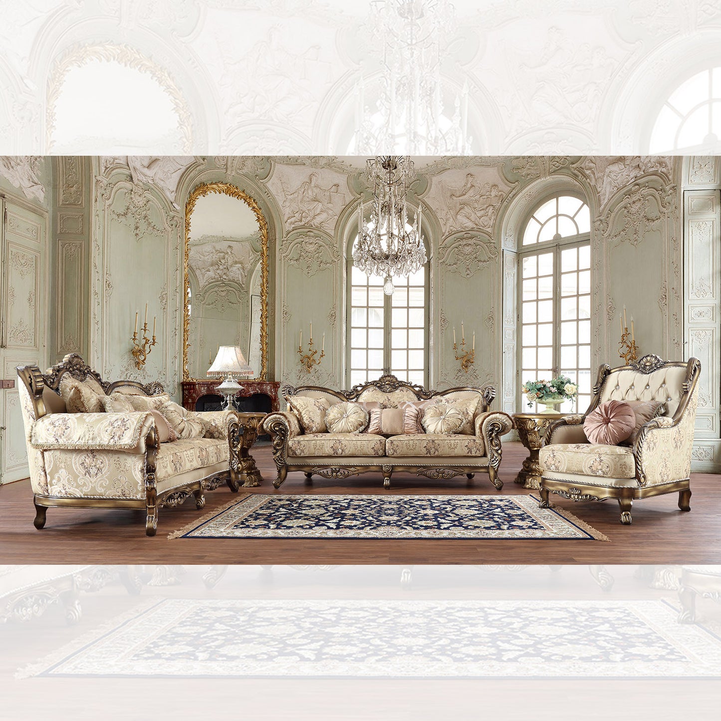 Homey Design - HD-506 - 3PC SOFA SET