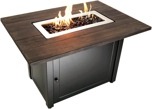 MR. BAR-B-Q The Marc, 40 x 28 Rectangular Gas Outdoor Fire Pit