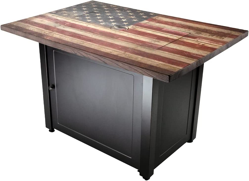 MR. BAR-B-Q The Americana, 40 x 28 Rectangular Gas Outdoor Fire Pit