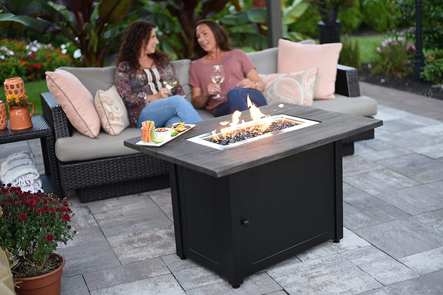 MR. BAR-B-Q The Marc, 40 x 28 Rectangular Gas Outdoor Fire Pit