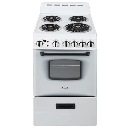 Avanti Products 20" 2.1 Cubic Feet Smart Electric Freestanding Range