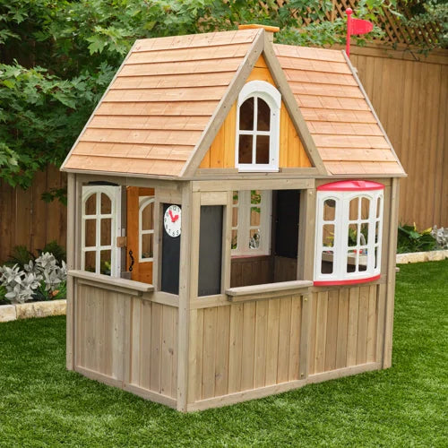 Greystone Cottage Wooden Outdoor Playhouse