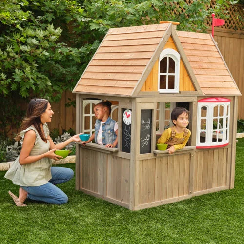 Greystone Cottage Wooden Outdoor Playhouse