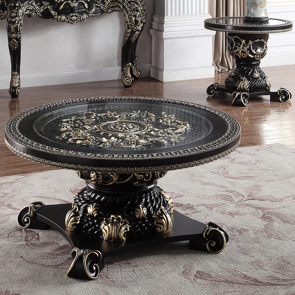 Homey Design - HD-328B - 3PC COFFEE TABLE SET