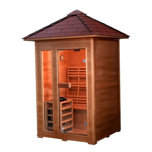 SUNRAY - Bristow 2-Person Outdoor Traditional Sauna w/Window