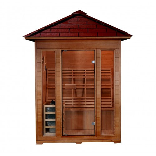 SUNRAY - Waverly 3-Person Outdoor Traditional Sauna