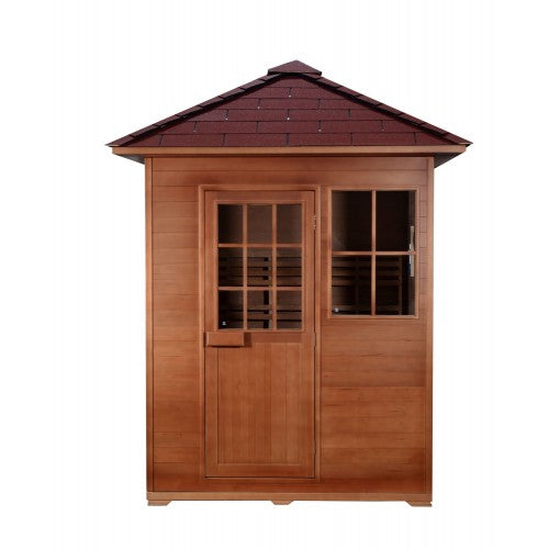 SUNRAY - Freeport 3-Person Outdoor Traditional Sauna