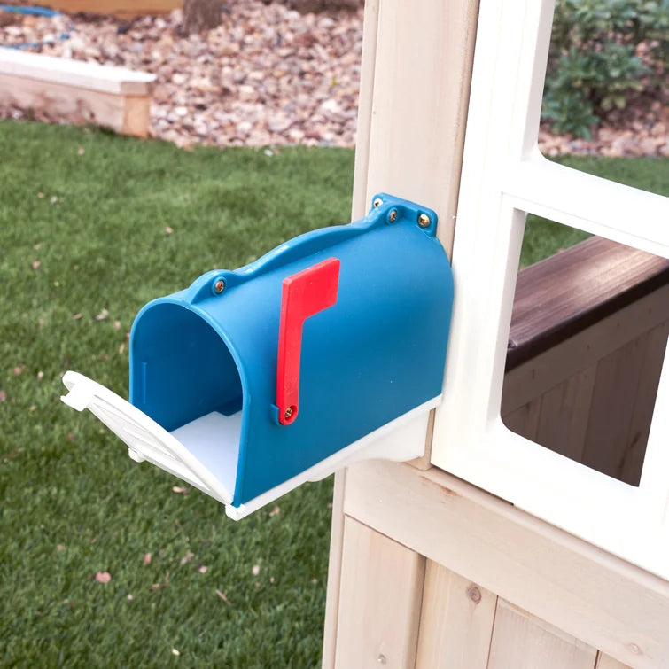 Hillcrest 4.49' x 4.49' Outdoor Solid Wood Playhouse