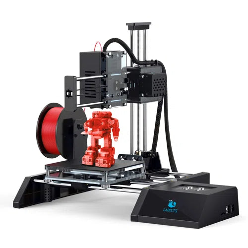 LABISTS Simple 3D Printer, Desktop 3D Printers,Printing Size 120x120x115mm, Fast Heating & Low Noise (Part number: LABISTS-SX1)