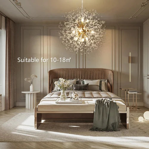 Gold Lakeyah Dimmable Sputnik Sphere Chandelier