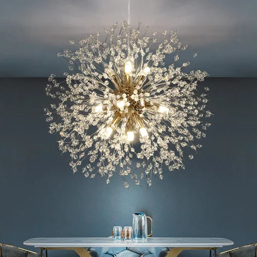 Gold Lakeyah Dimmable Sputnik Sphere Chandelier