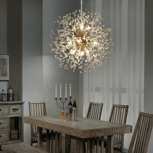 Gold Lakeyah Dimmable Sputnik Sphere Chandelier