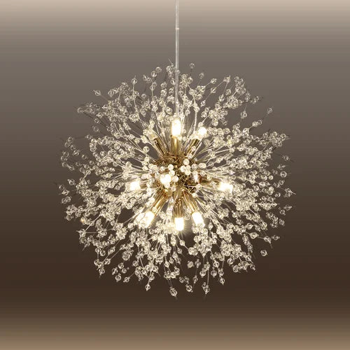 Gold Lakeyah Dimmable Sputnik Sphere Chandelier