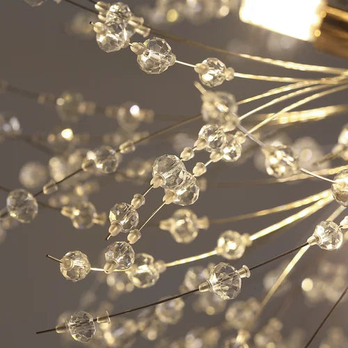 Gold Lakeyah Dimmable Sputnik Sphere Chandelier