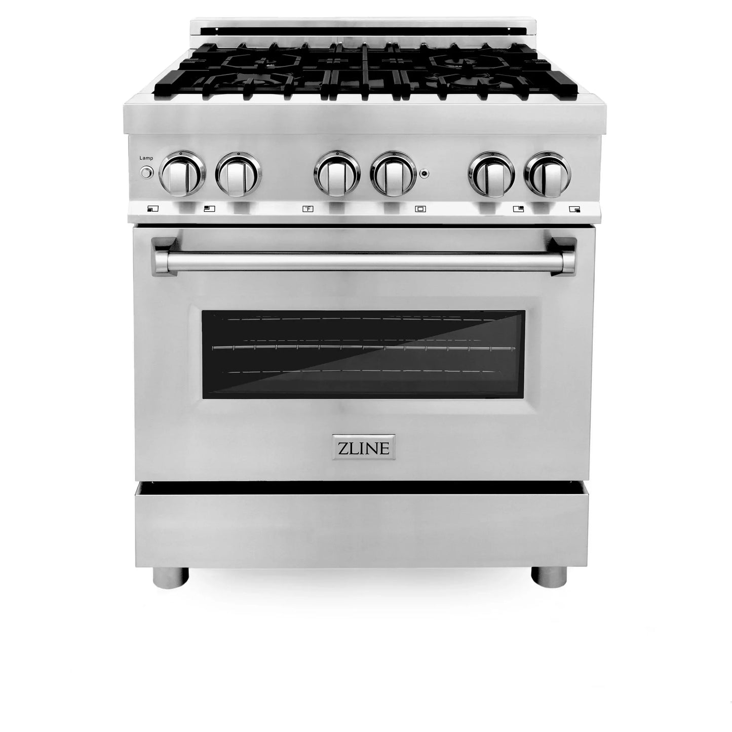 ZLINE 5 Piece Kitchen Package | Dual Fuel Range | Range Hood | Microwave Drawer | Refrigerator | Dishwasher