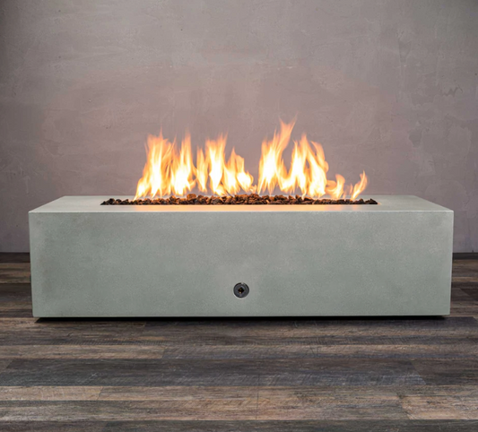 60" x 24" Concrete Gas Fire Pit