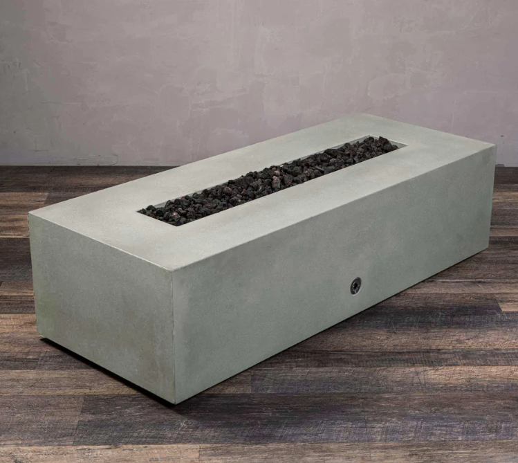 60" x 24" Concrete Gas Fire Pit